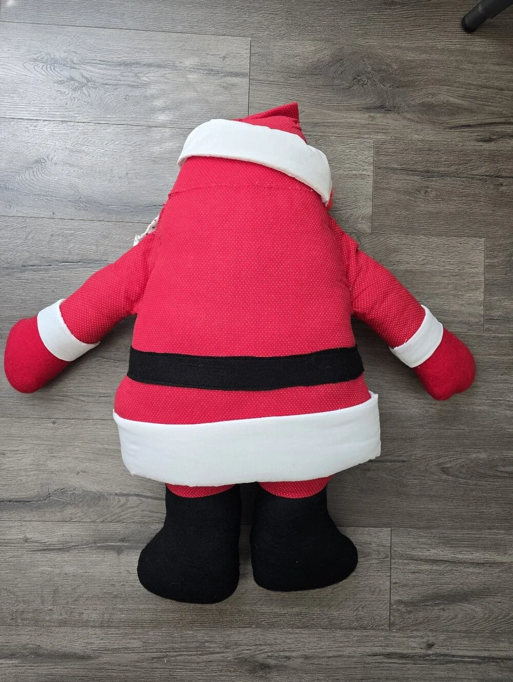 Vintage Handmade Santa Claus Stuffed Plush Decor Christmas Primitive Farmhouse